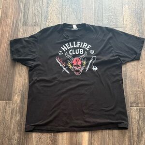 Stranger Things Hellfire club tshirt
